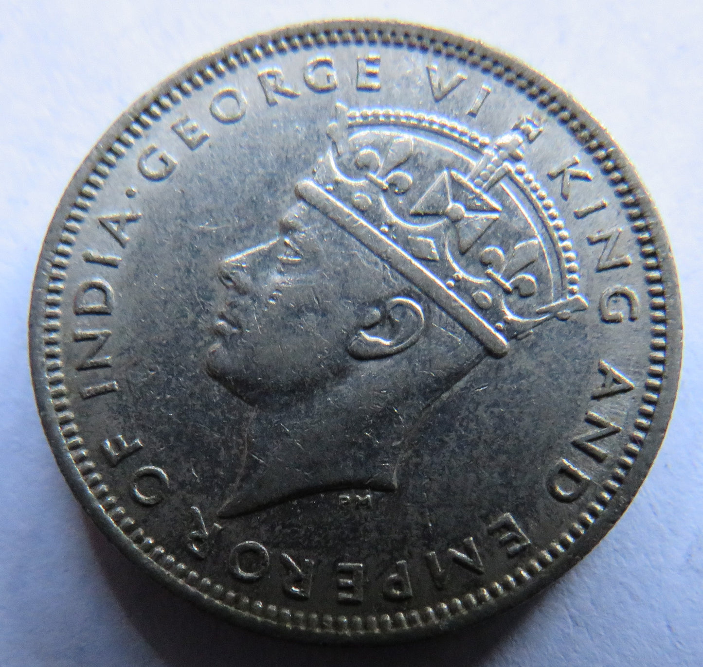 1938 King George VI Hong Kong 10 Cents Coin