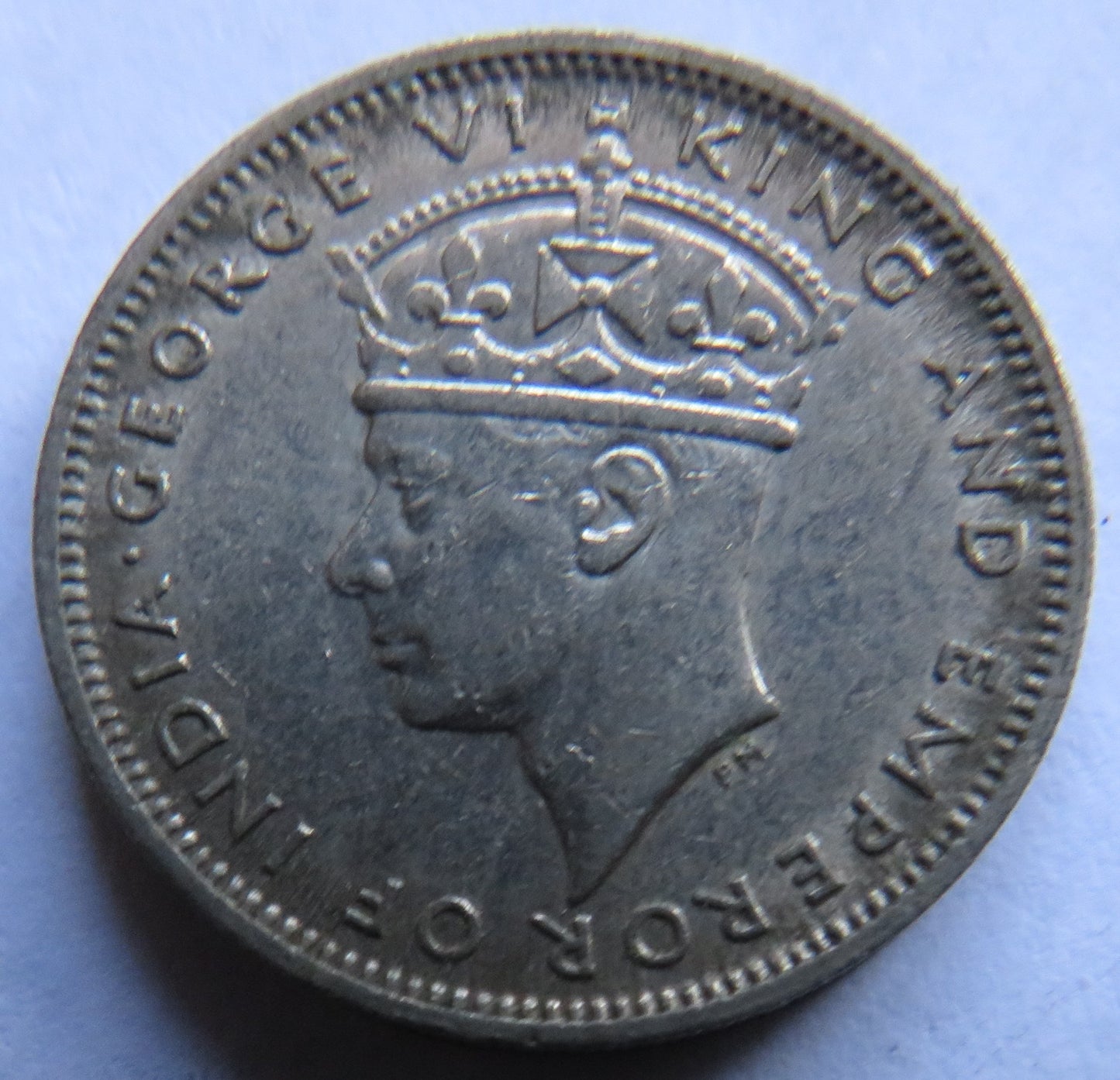 1938 King George VI Hong Kong 10 Cents Coin