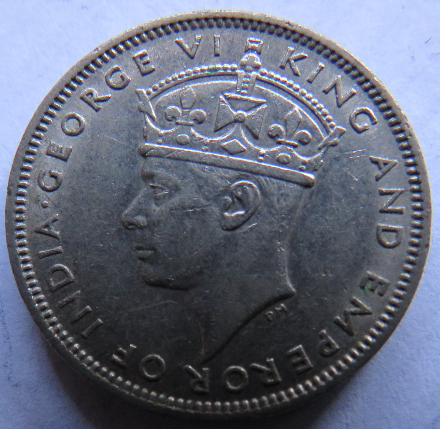 1938 King George VI Hong Kong 10 Cents Coin