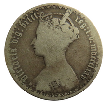 Load image into Gallery viewer, 1875 Queen Victoria Gothic Florin Coin - Great Britain
