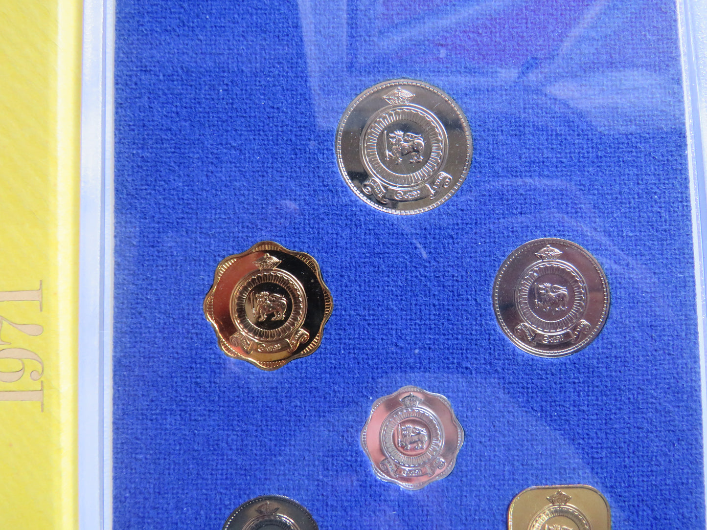 Central Bank of Ceylon, Ceylon Coinage 1971 Coin Set