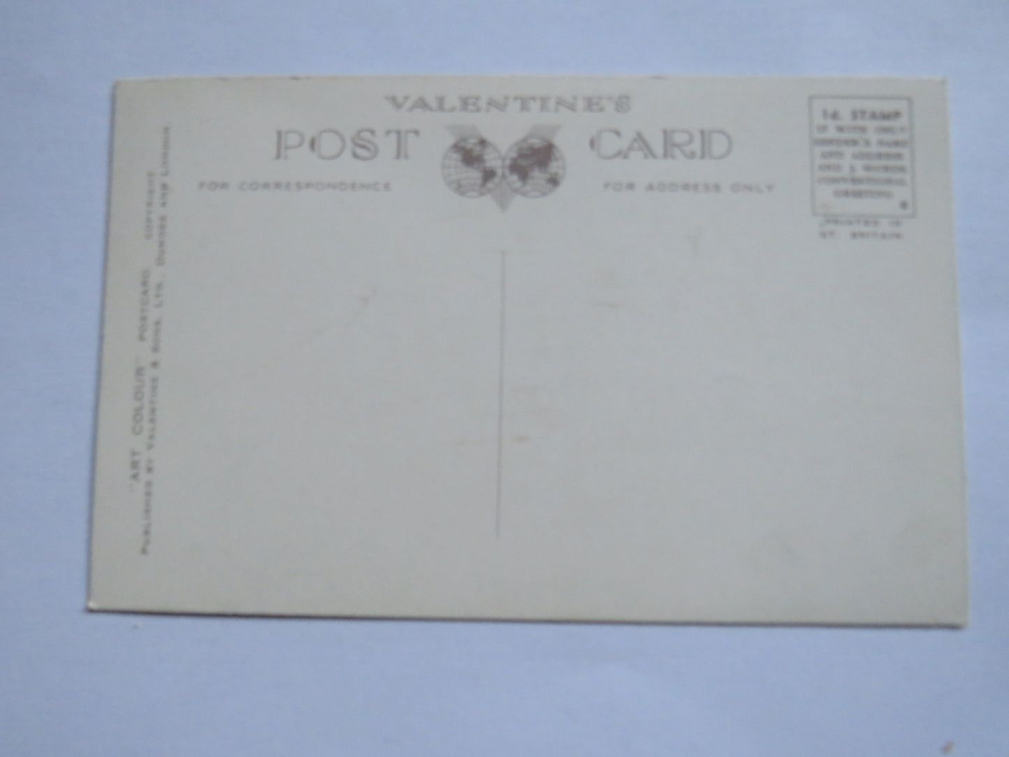 Vintage Postcard of Edinburgh From The Castle Buchanan Tartan