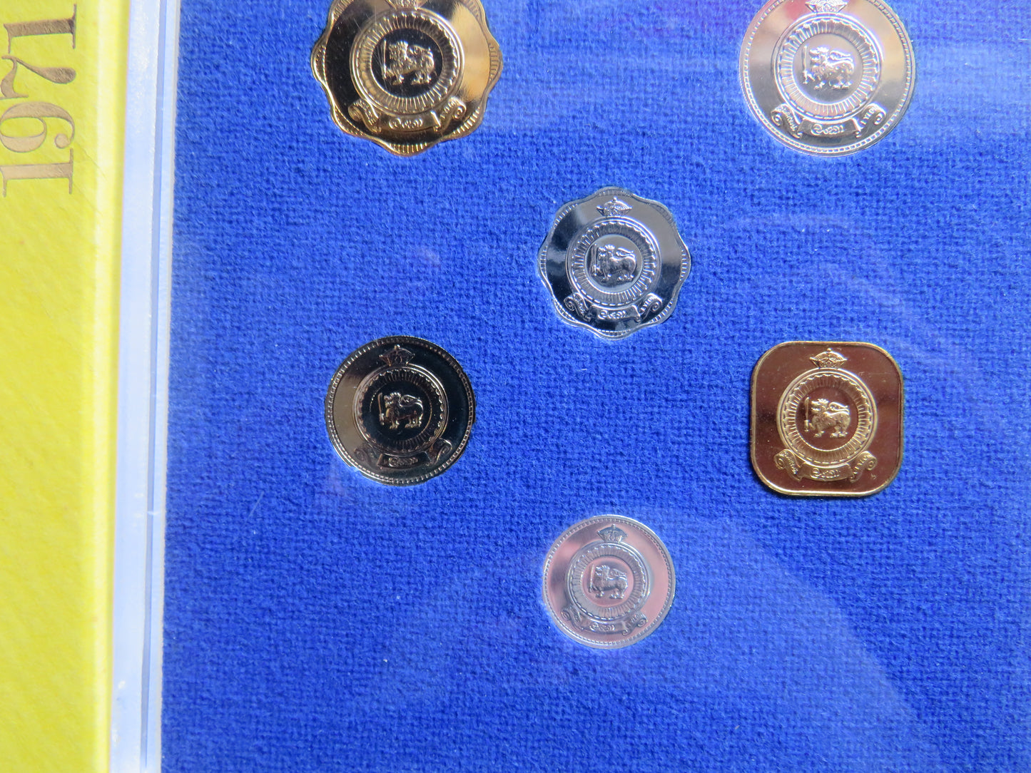Central Bank of Ceylon, Ceylon Coinage 1971 Coin Set