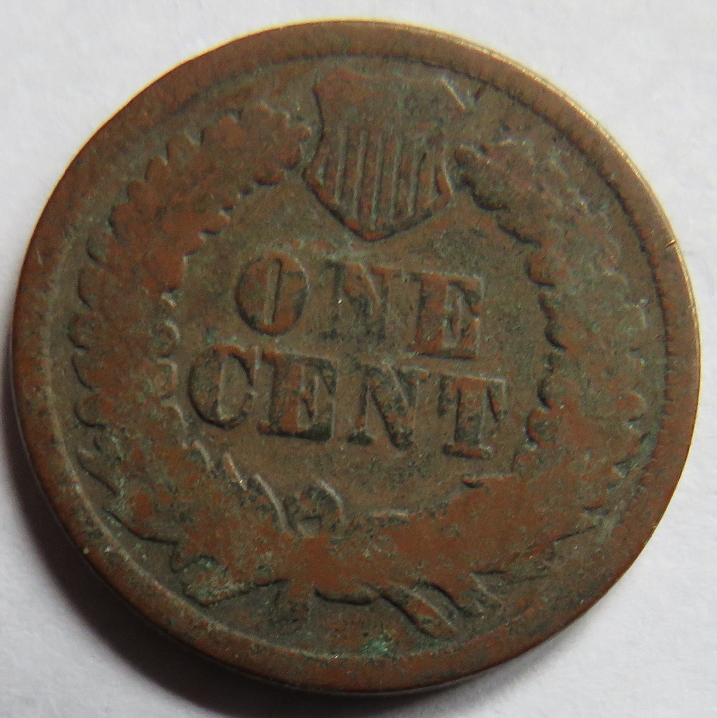 1865 USA Indian Head One Cent Coin