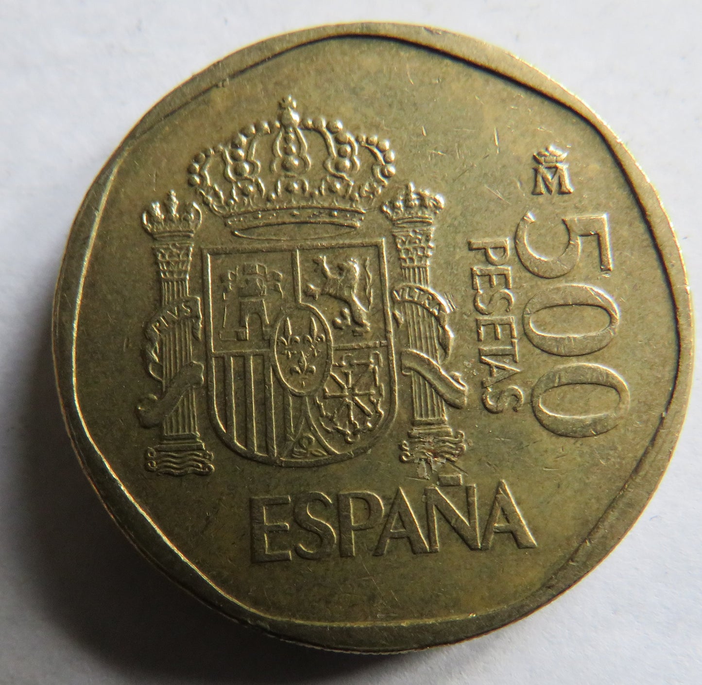 1989 Spain 500 Pesetas Coin