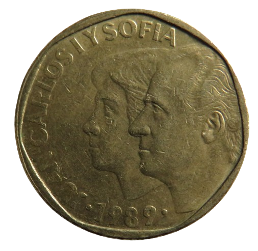 1989 Spain 500 Pesetas Coin