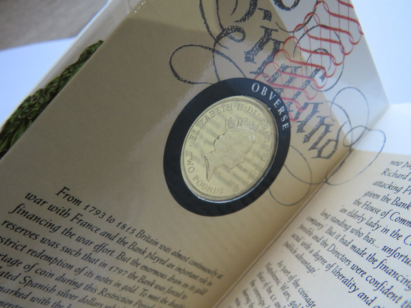 1994 £2 Two Pound Coin Bank of England Tercentenary In Presentation Pack