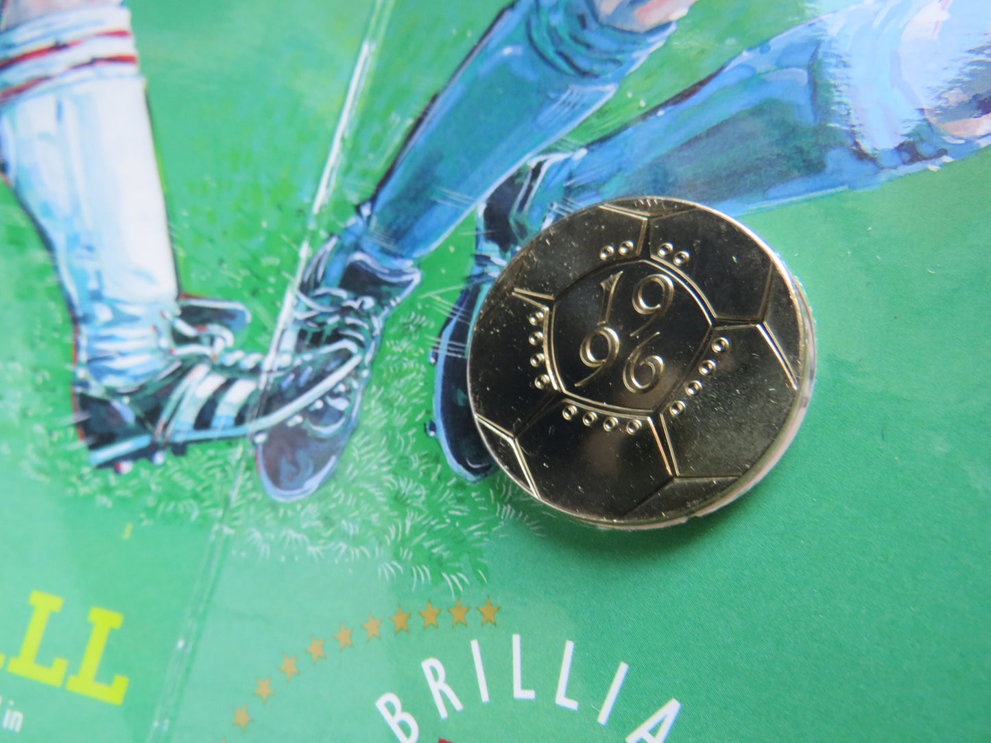1996 European Football £2 Coin Euro 96 Coin Pack