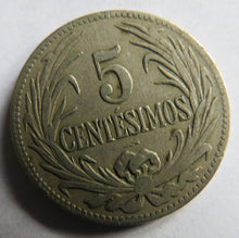 Load image into Gallery viewer, 1924 Uruguay 5 Centesimos Coin
