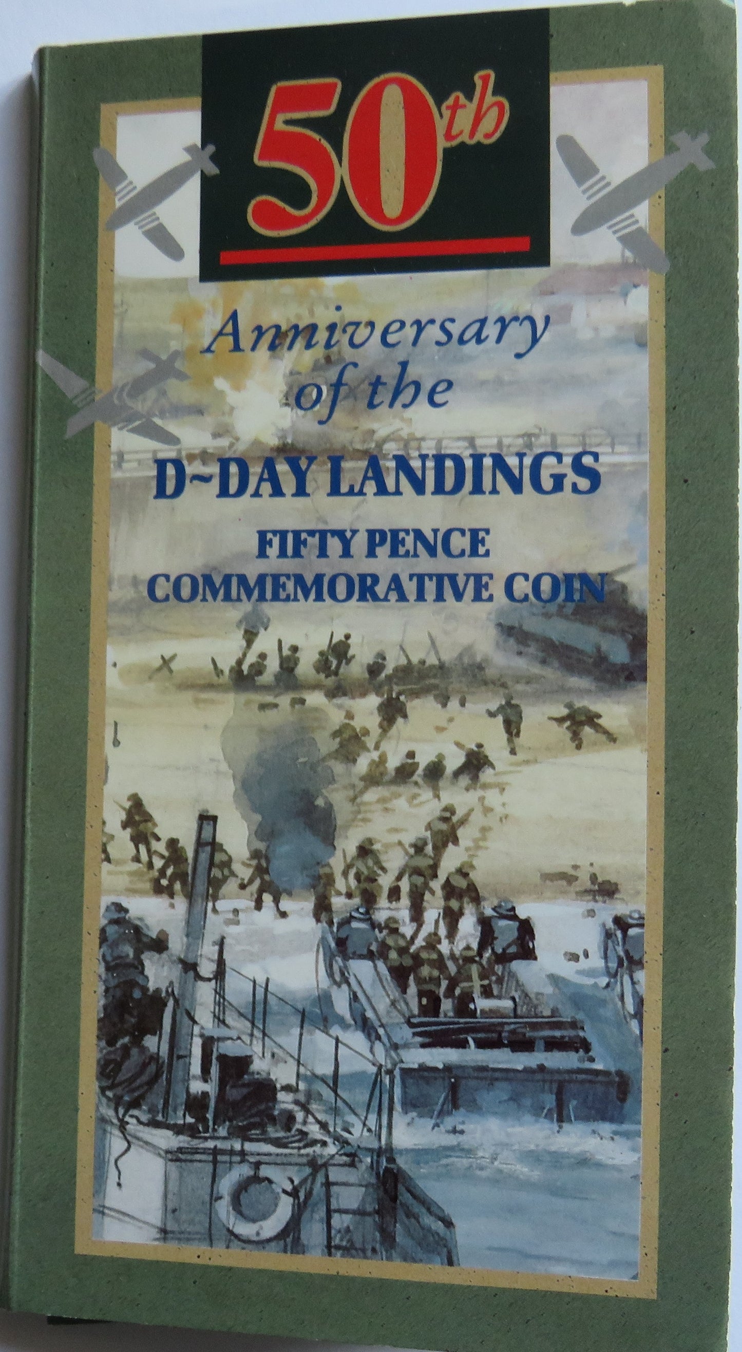 1994 Great Britain 50p Fifty Pence D-Day Landing Coin Pack
