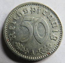 Load image into Gallery viewer, 1935-A Germany - Third Reich 50 Reichspfennig Coin
