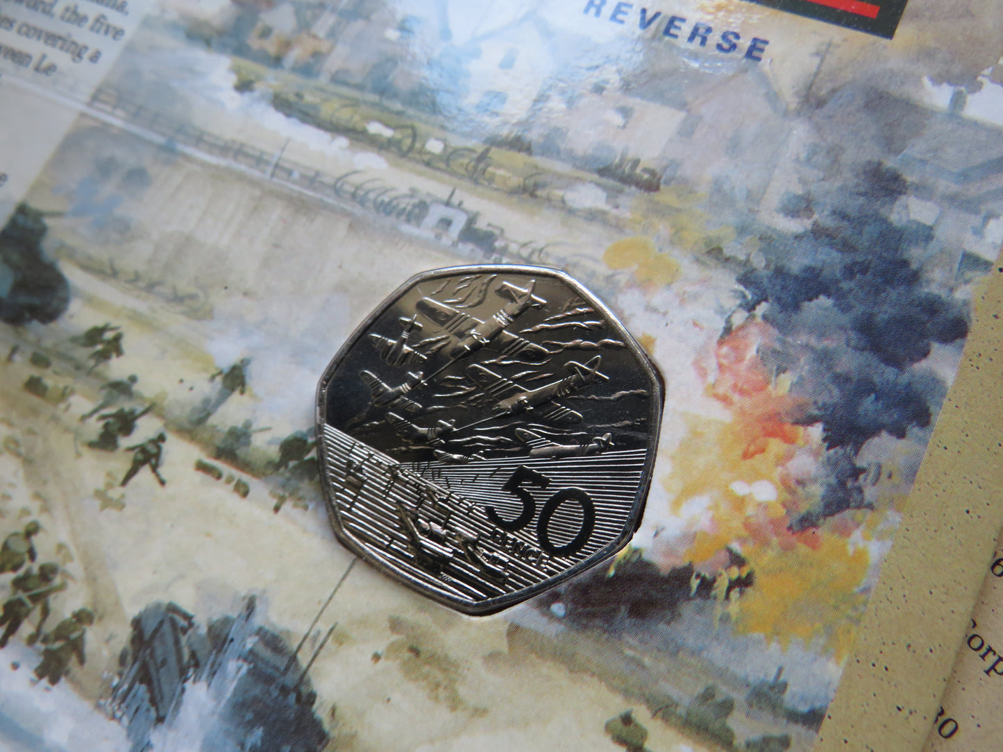 1994 Great Britain 50p Fifty Pence D-Day Landing Coin Pack
