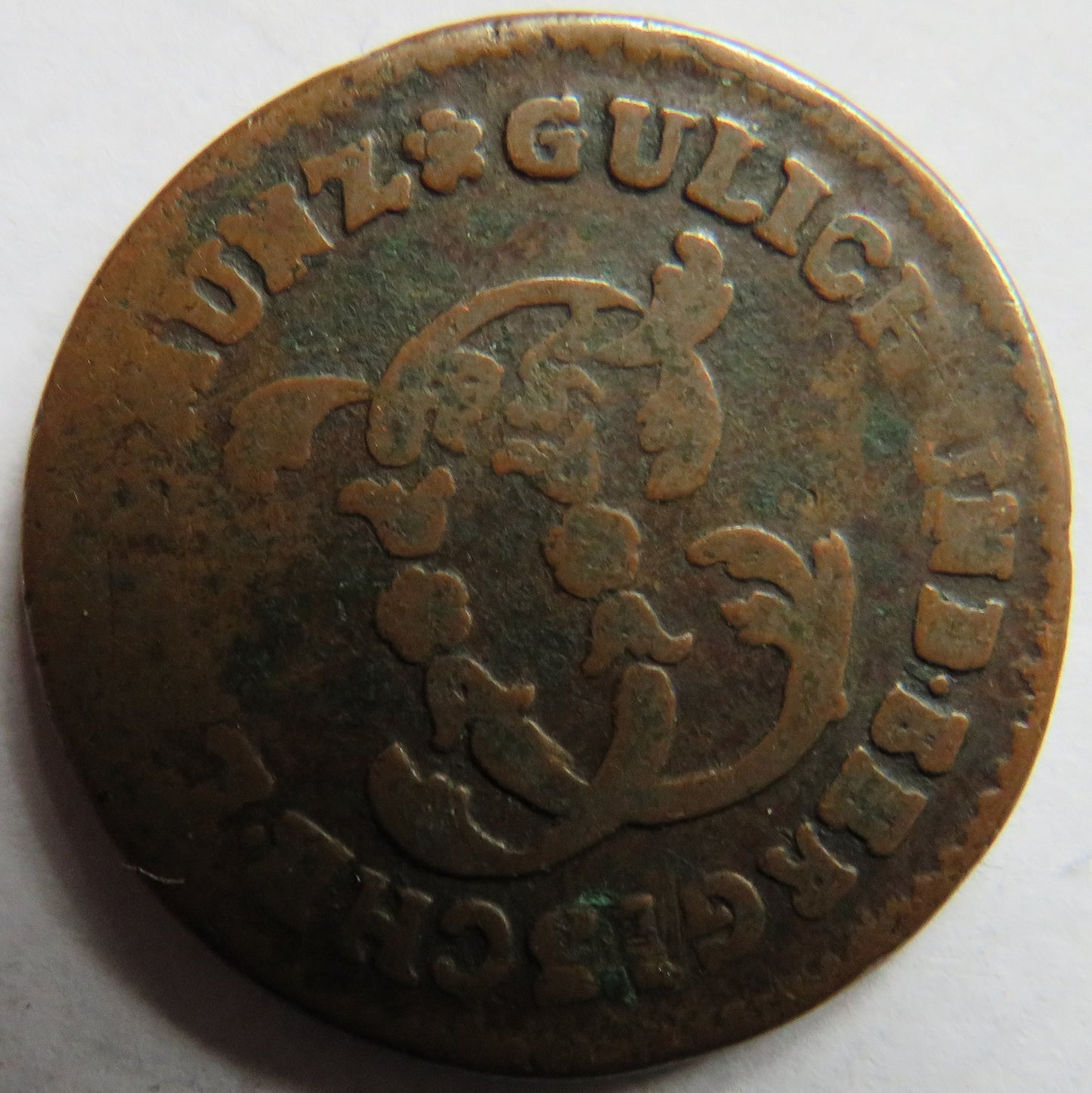 1786 Germany States Duchy of Jülich-Berg 1/2 Stuber Coin