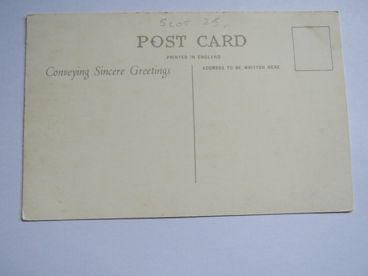 Vintage Postcard of Edinburgh Castle