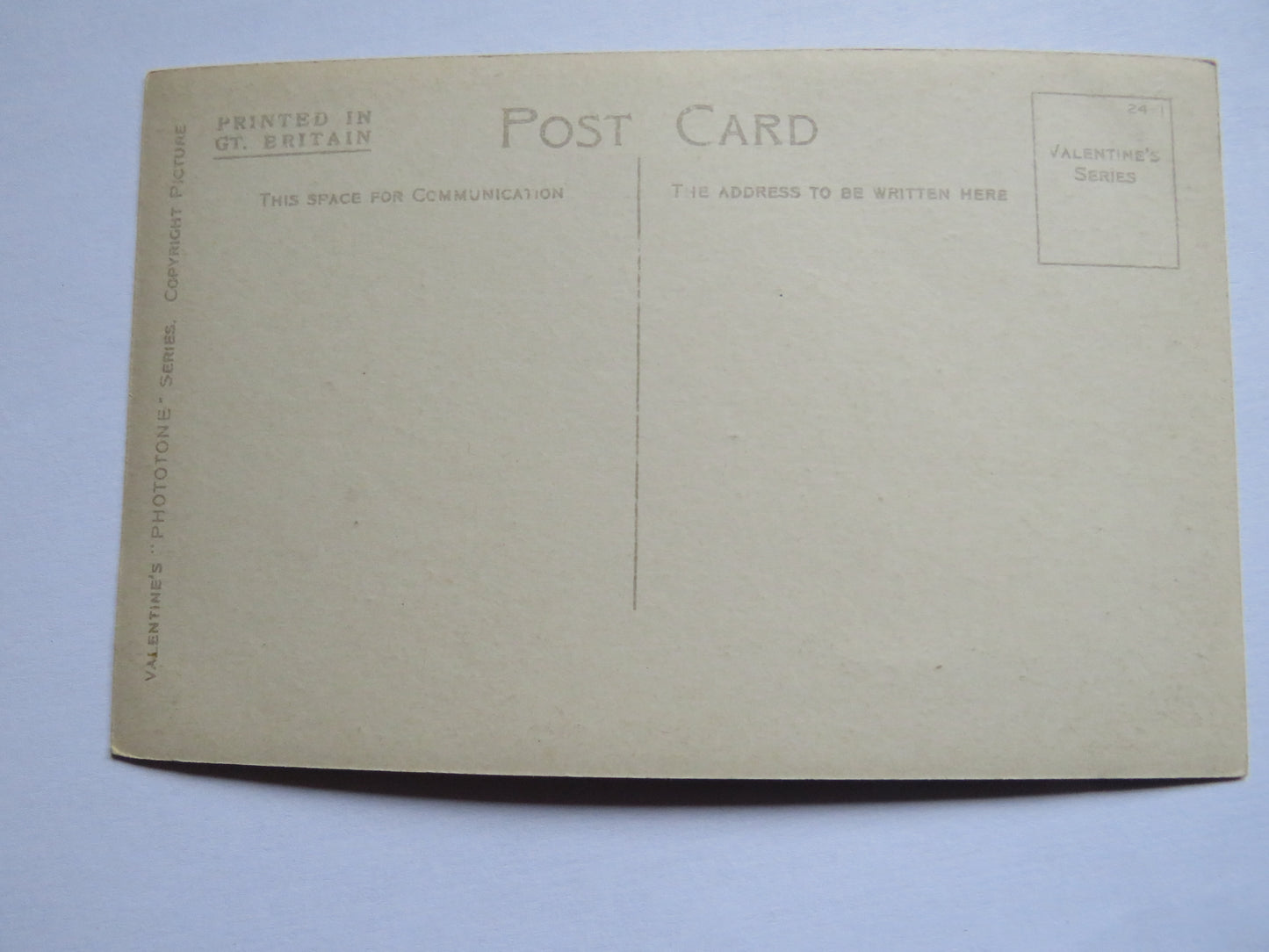 Vintage Postcard of Princess Street Looking East, Edinburgh