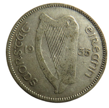 Load image into Gallery viewer, 1935 Ireland Eire Silver One Shilling Coin
