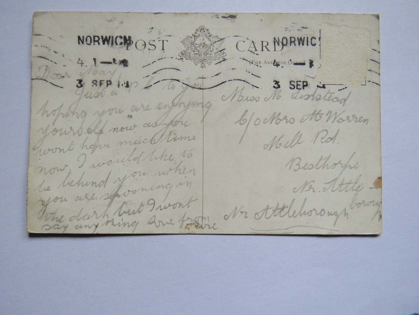 Vintage Postcard of Princess Street, Edinburgh