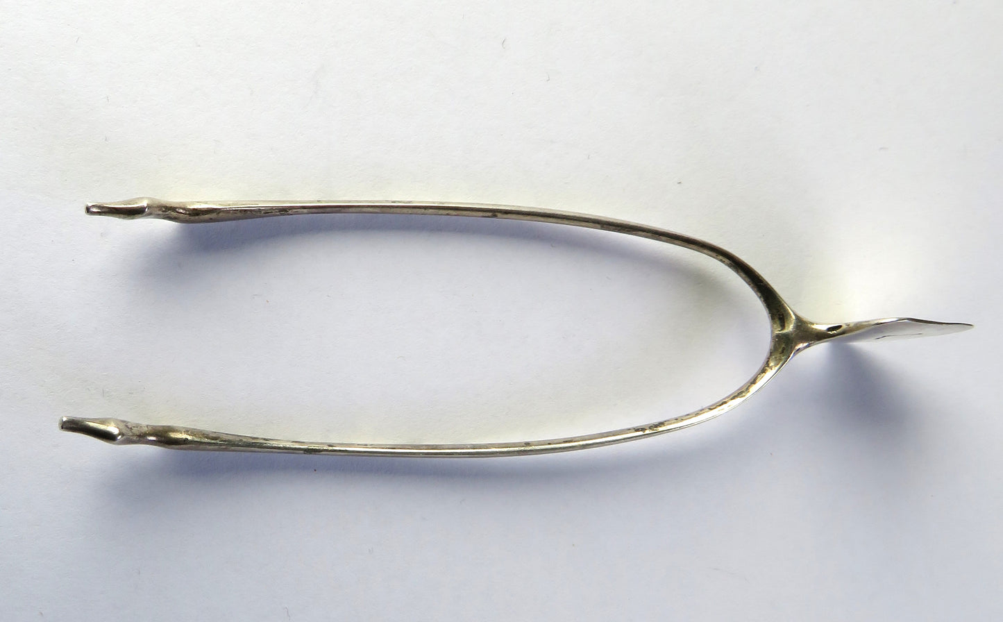 Antique Paid of Silver Tongs In Style of Wishbone Hallmarked Edinburgh 1927 William Robb Ballater