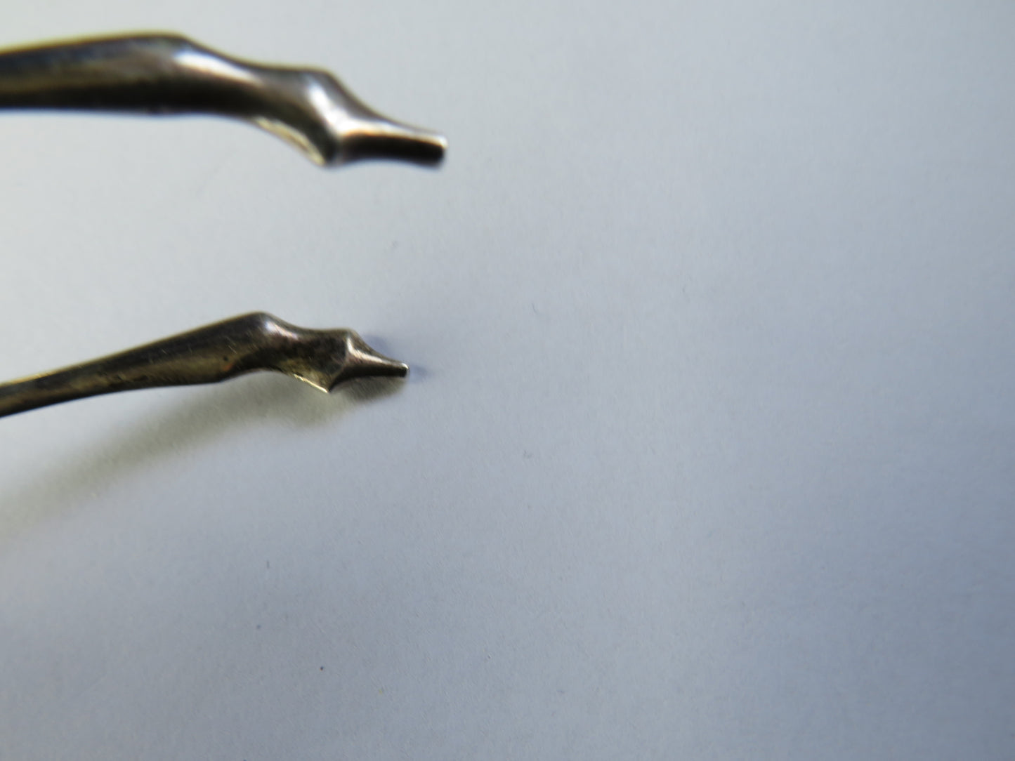 Antique Paid of Silver Tongs In Style of Wishbone Hallmarked Edinburgh 1927 William Robb Ballater