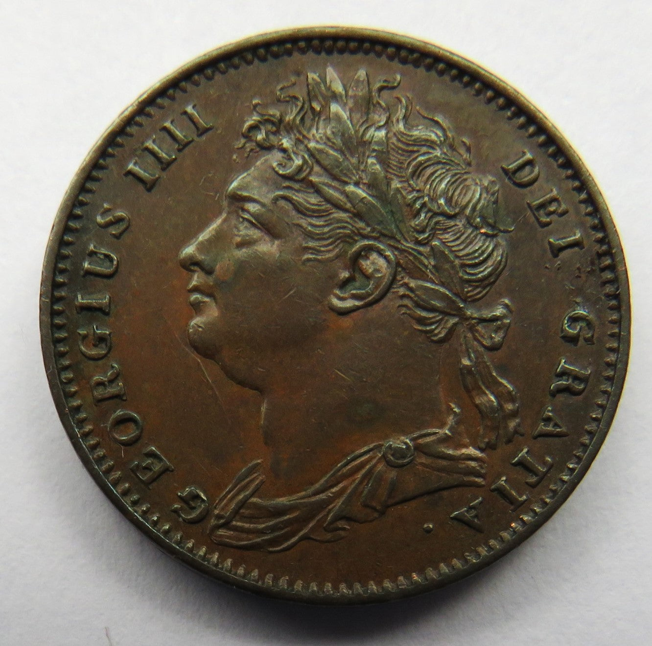 1821 King George IV Farthing Coin In High Grade - Great Britain