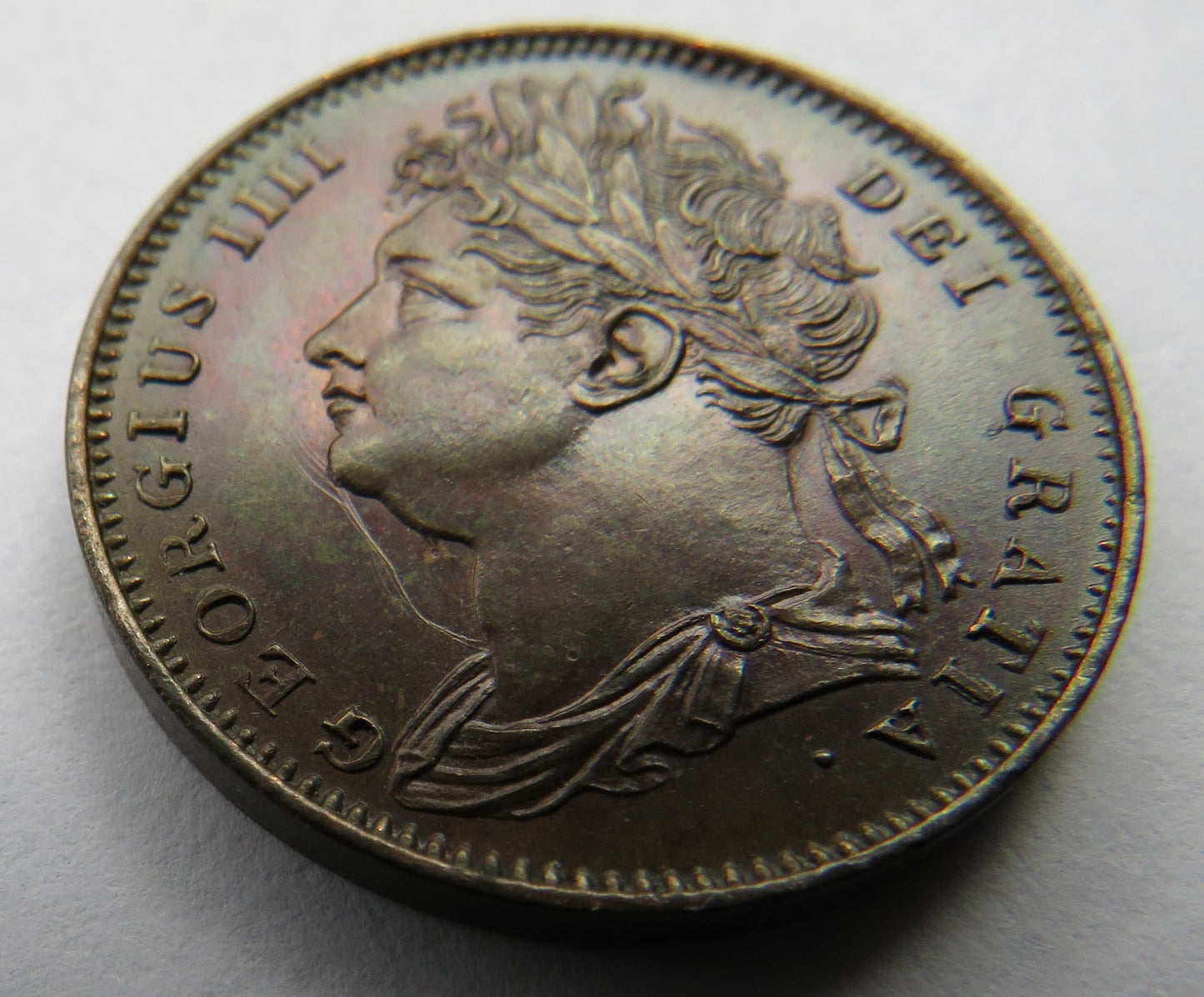 1821 King George IV Farthing Coin In High Grade - Great Britain
