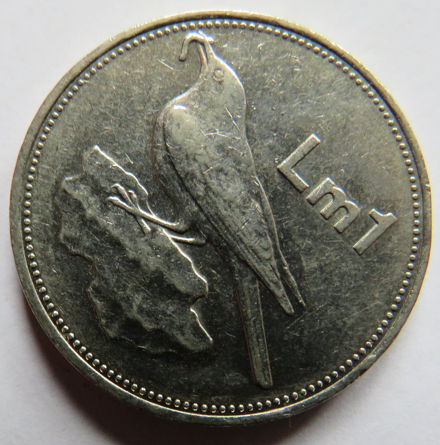 1986 Malta One Lira Coin