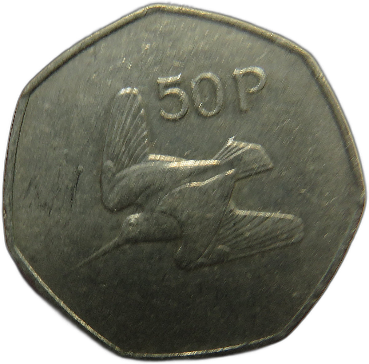 1981 Ireland Eire 50p Fifty Pence Coin