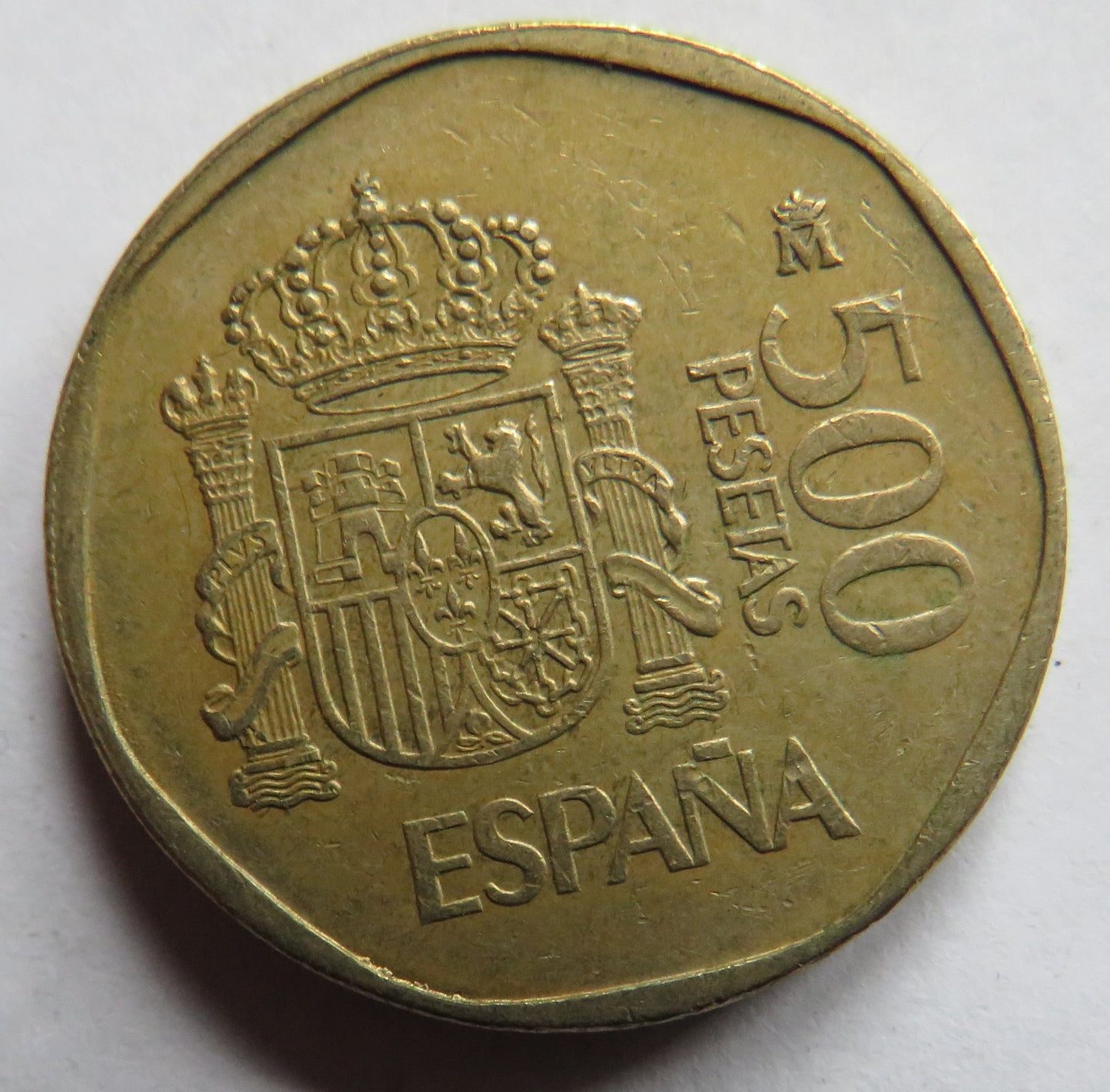1989 Spain 500 Pesetas Coin
