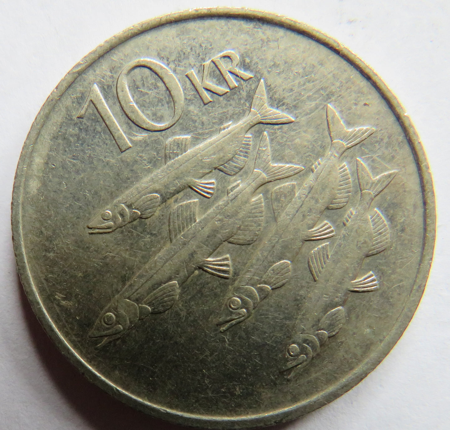 1987 Iceland 10 Kronur Coin
