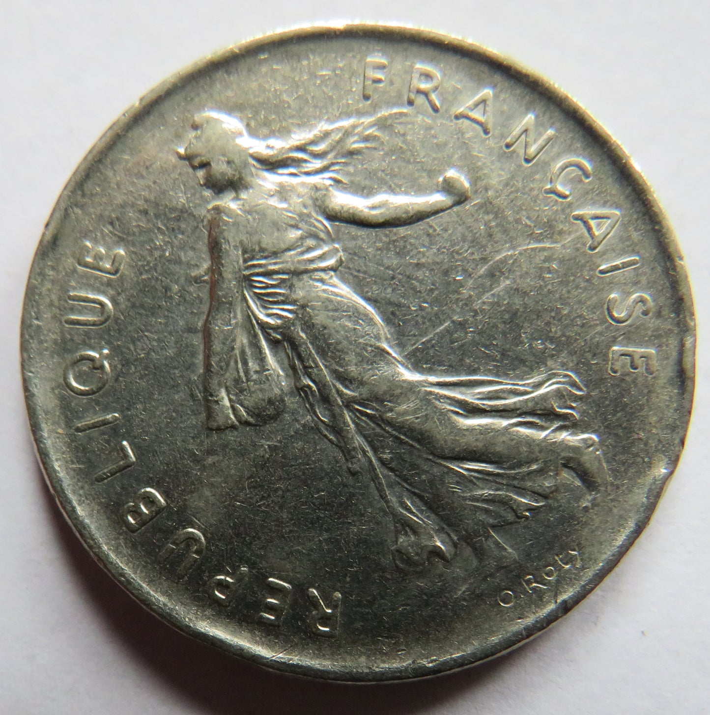 1970 France 5 Francs Coin