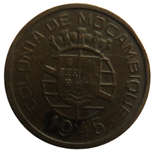 Load image into Gallery viewer, 1945 Mozambique 50 Centavos Coin
