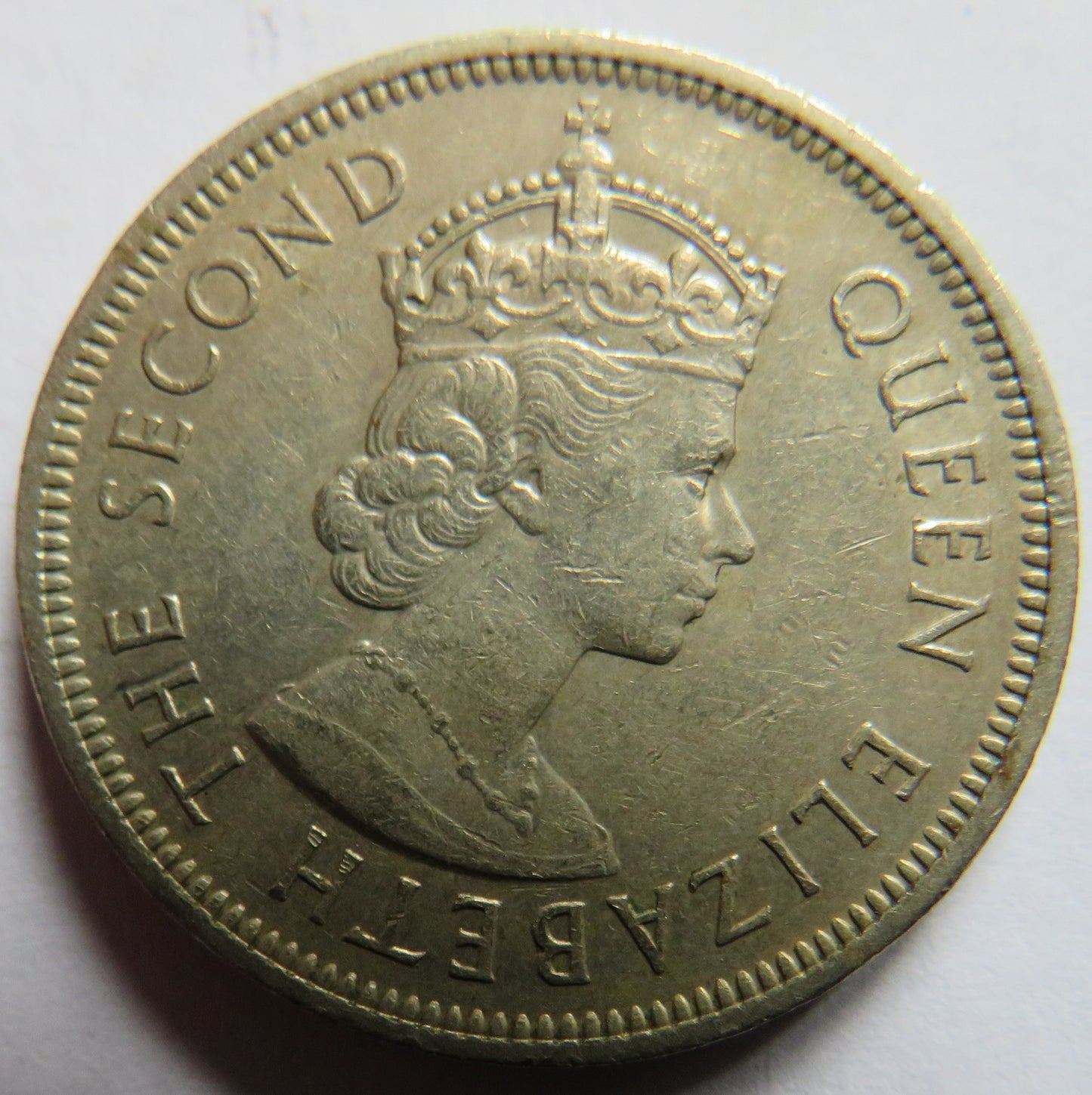 1972 Hong Kong $1 One Dollar Coin