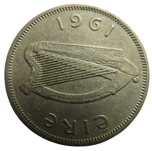 1961 Ireland Eire Florin / 2 Shillings Coin