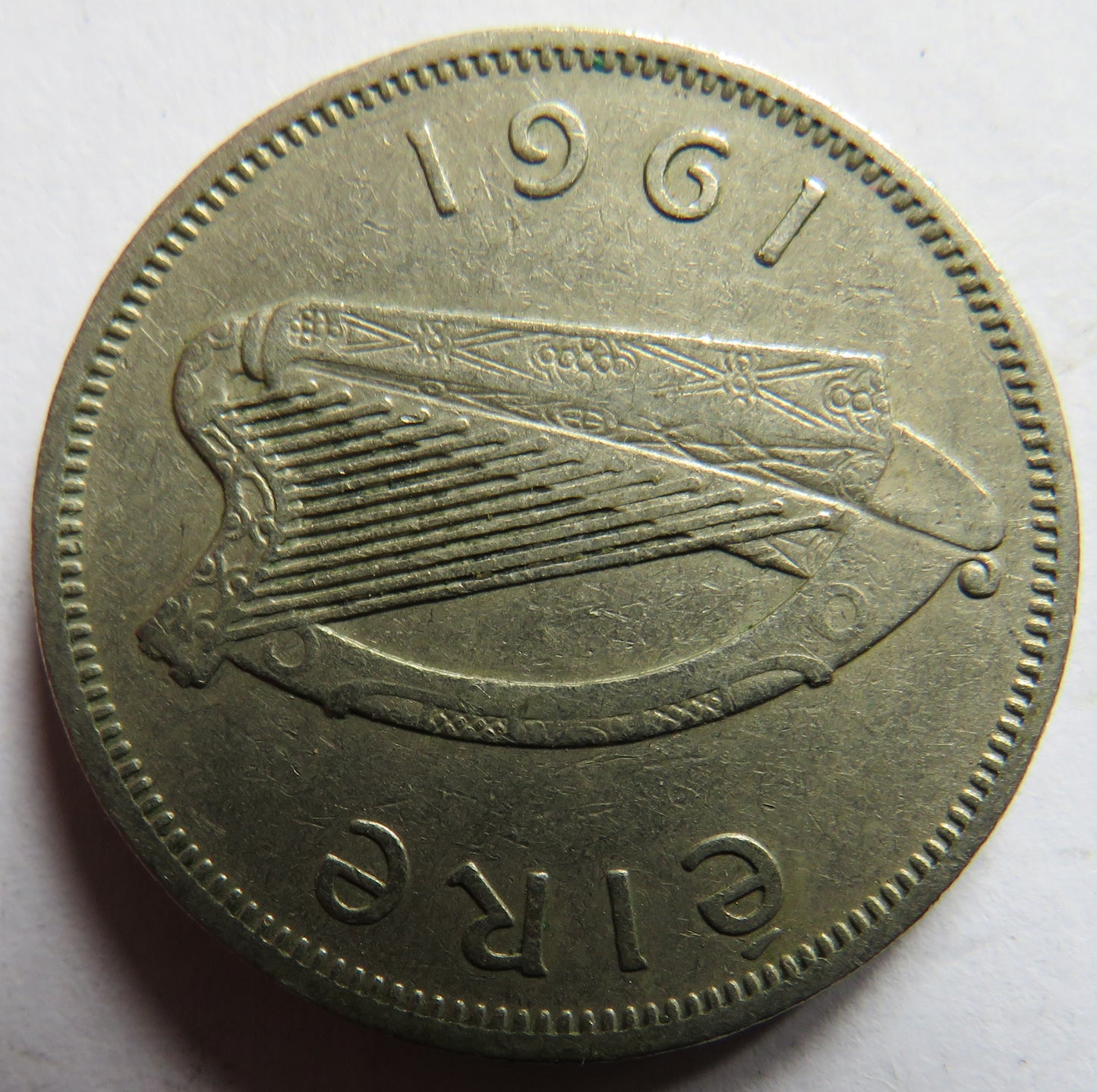 1961 Ireland Eire Florin / 2 Shillings Coin