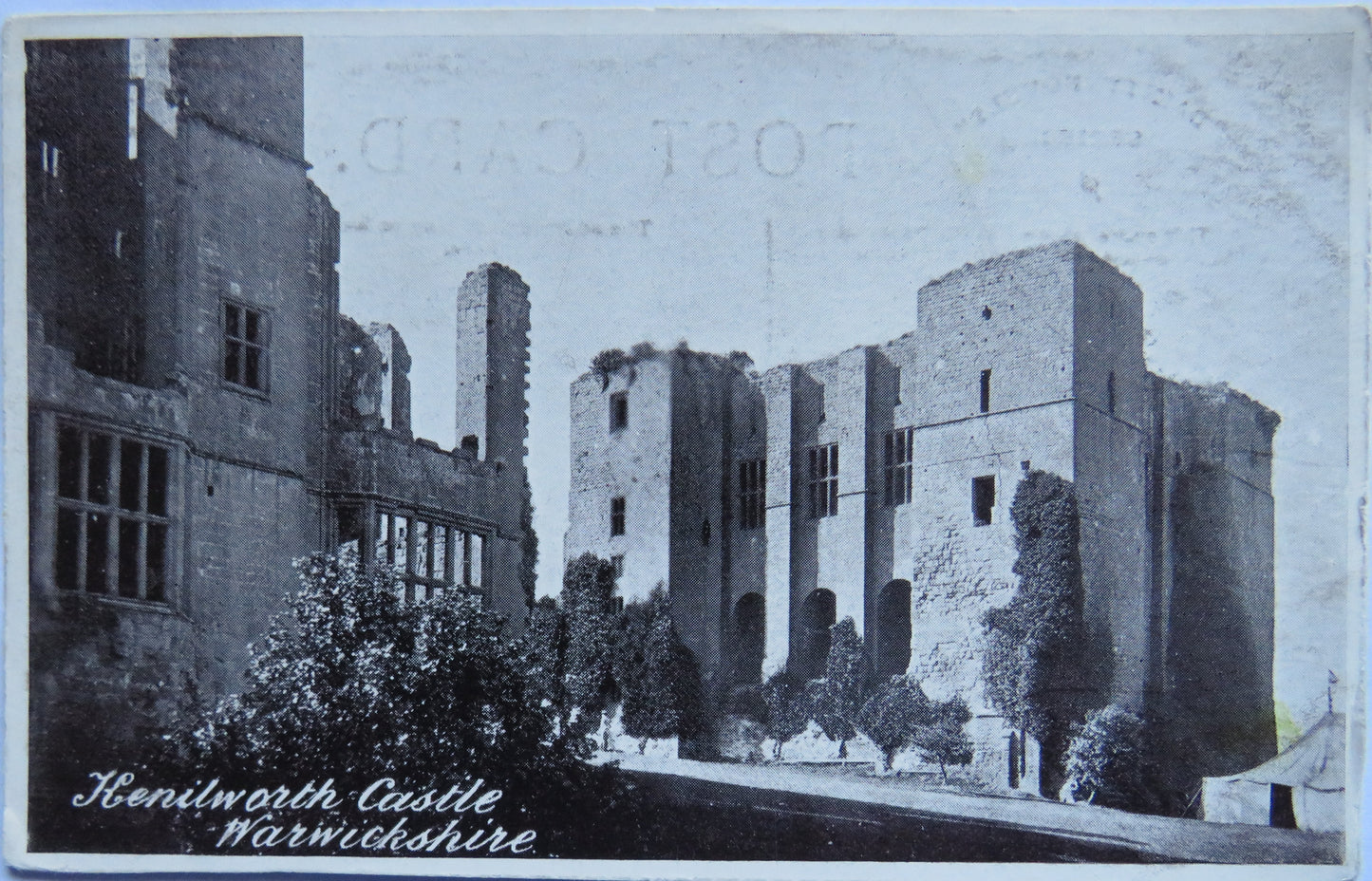 Vintage Postcard of Kenilworth Castle, Warwickshire