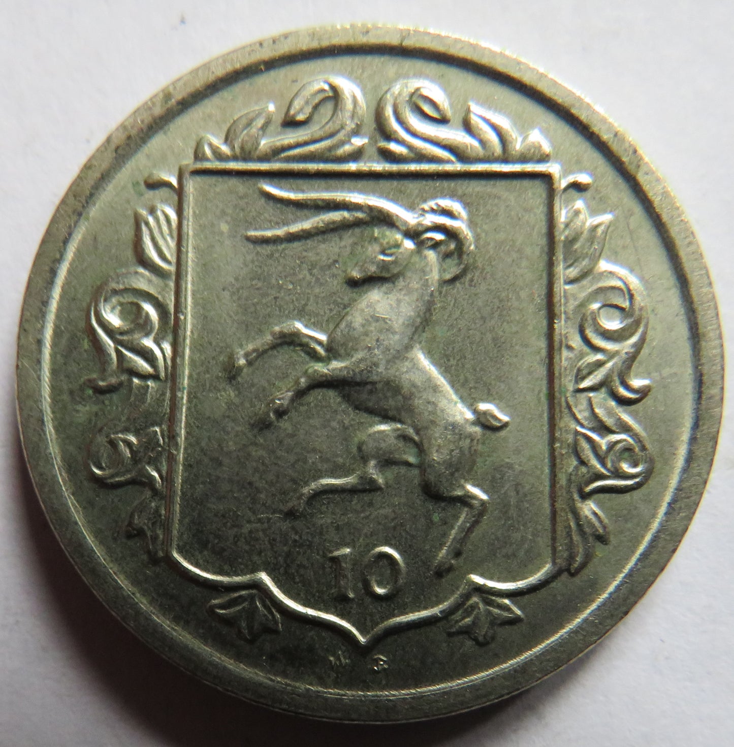 1984 Isle of Man 10p Ten pence Coin