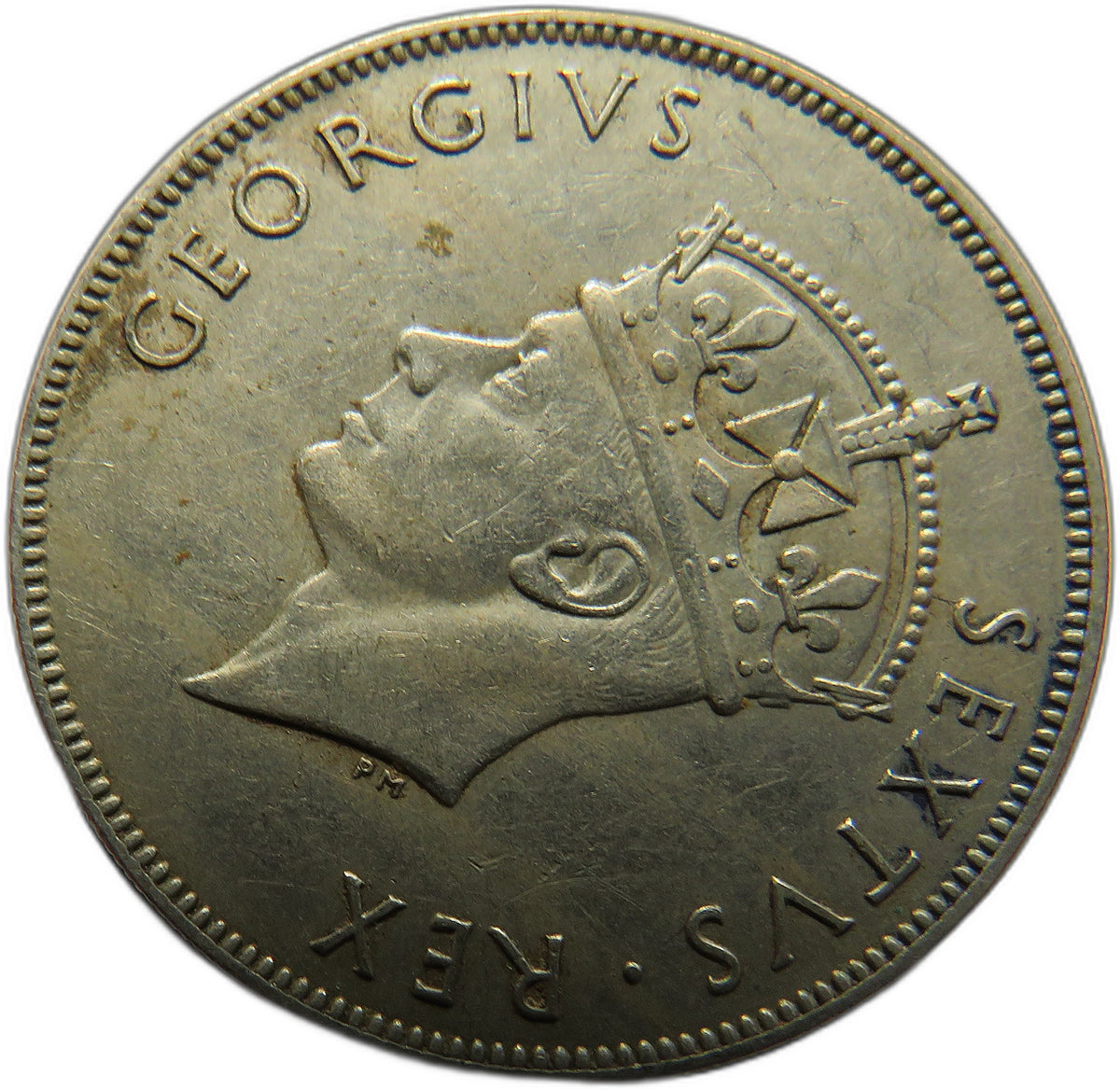 1952 King George VI East Africa One Shilling Coin