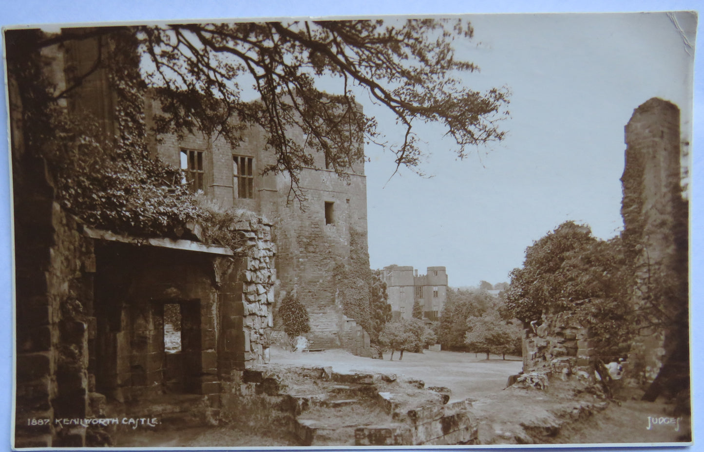 Vintage Postcard of Kenilworth Castle, 1942