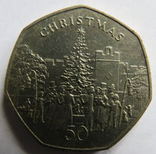 Load image into Gallery viewer, 1982 Isle of Man Christmas 50p Fifty Pence Coin
