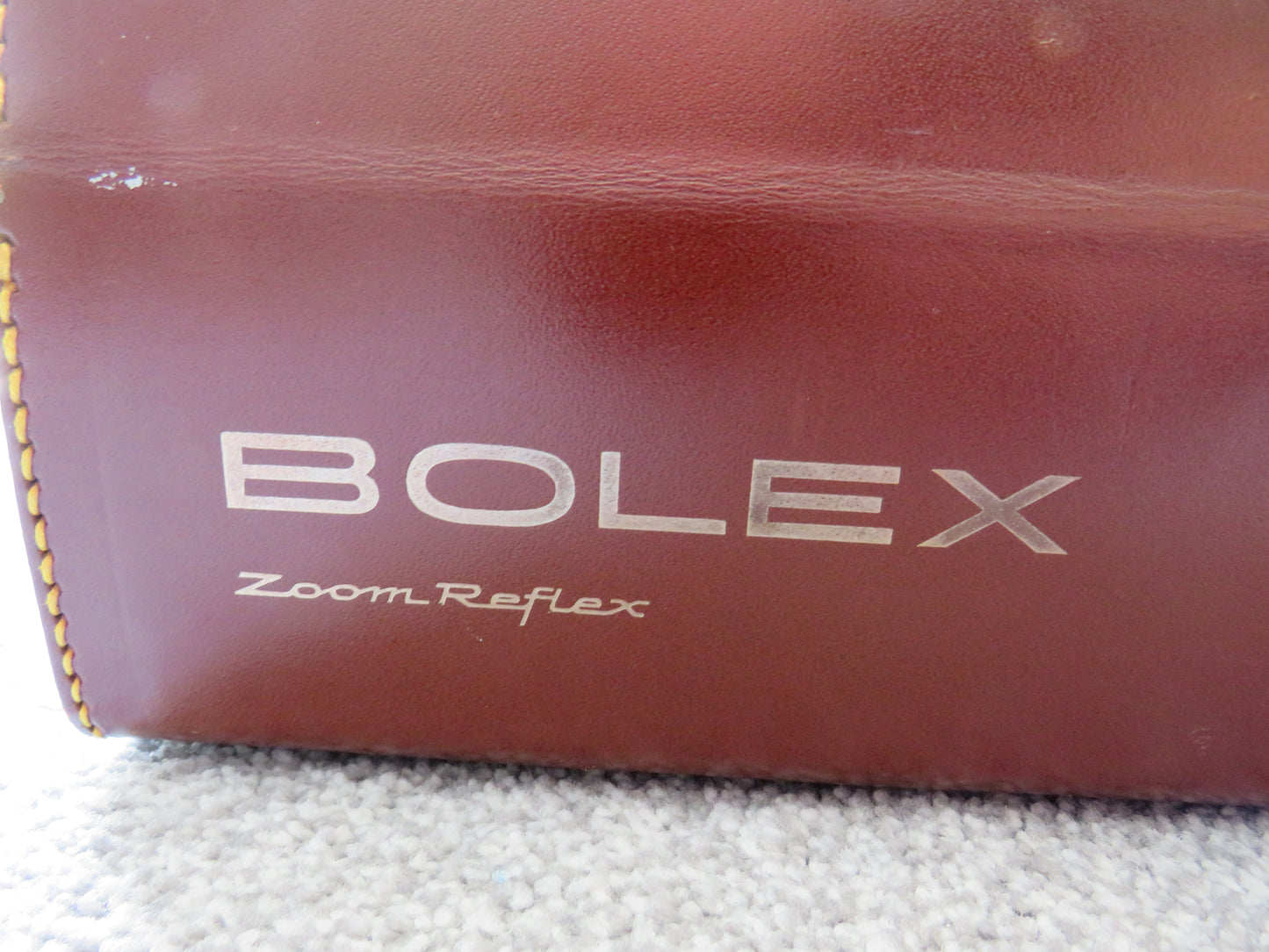 Vintage Bolex Zoom Reflex Movie Camera With Leather Case & Strap