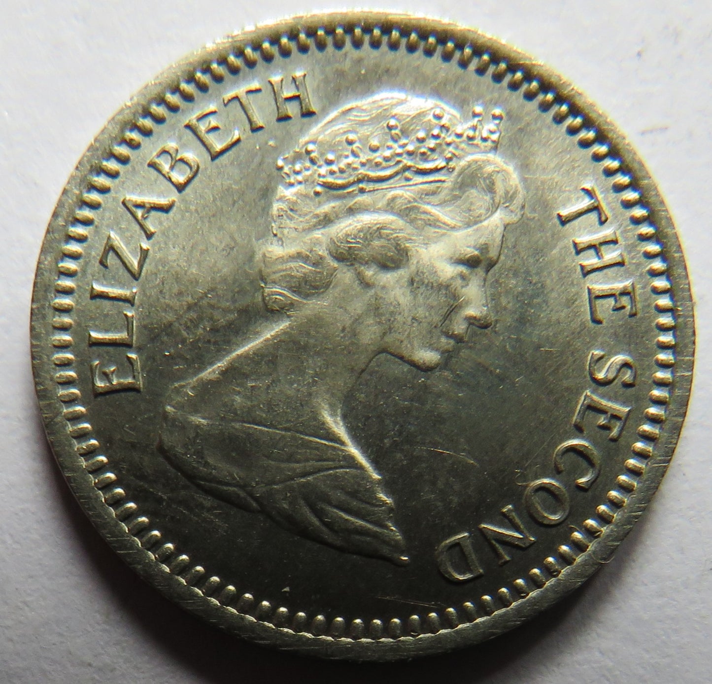 1968 Queen Elizabeth II Rhodesia Threepence Coin