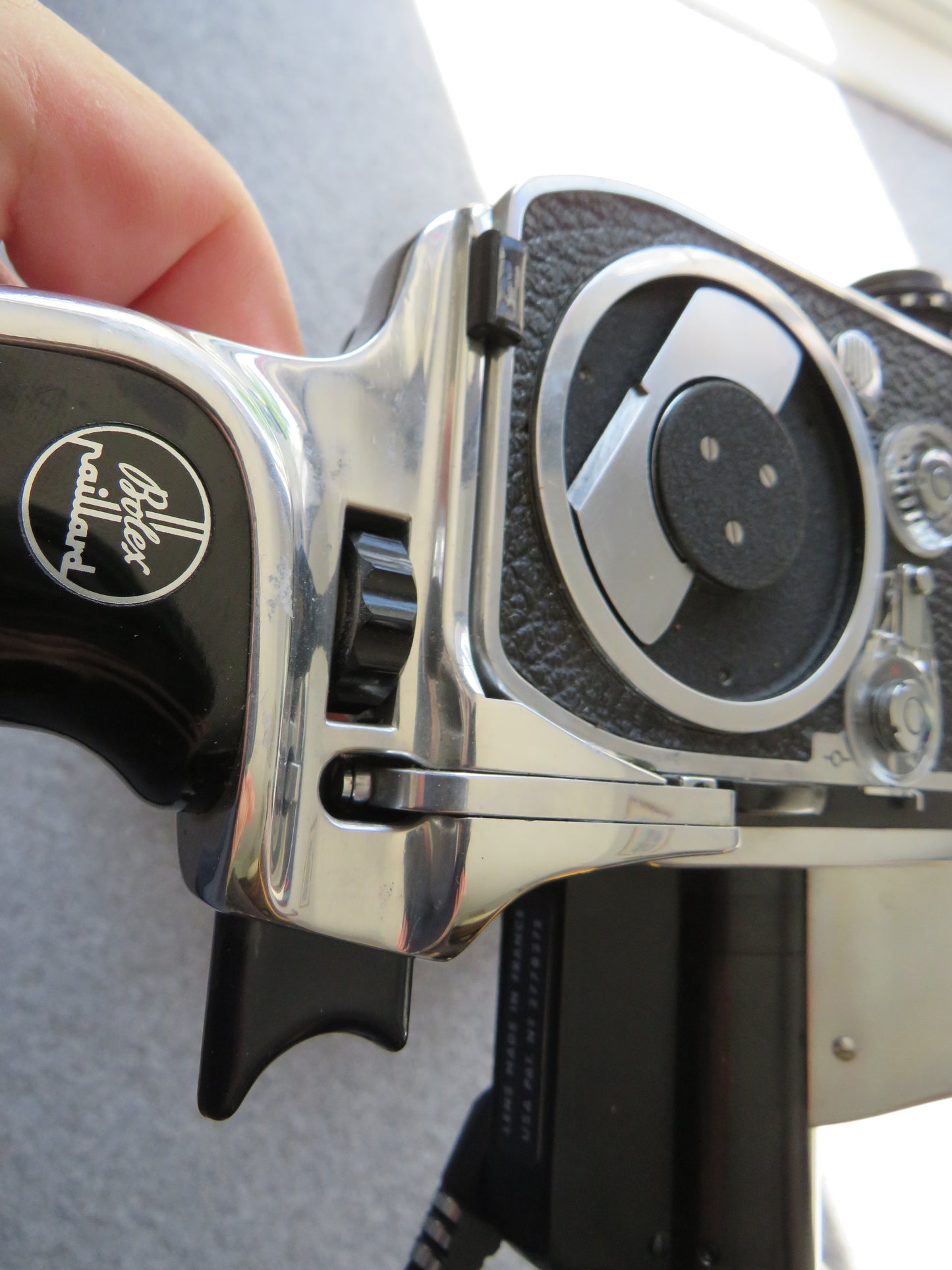 Vintage Bolex Zoom Reflex Movie Camera With Leather Case & Strap