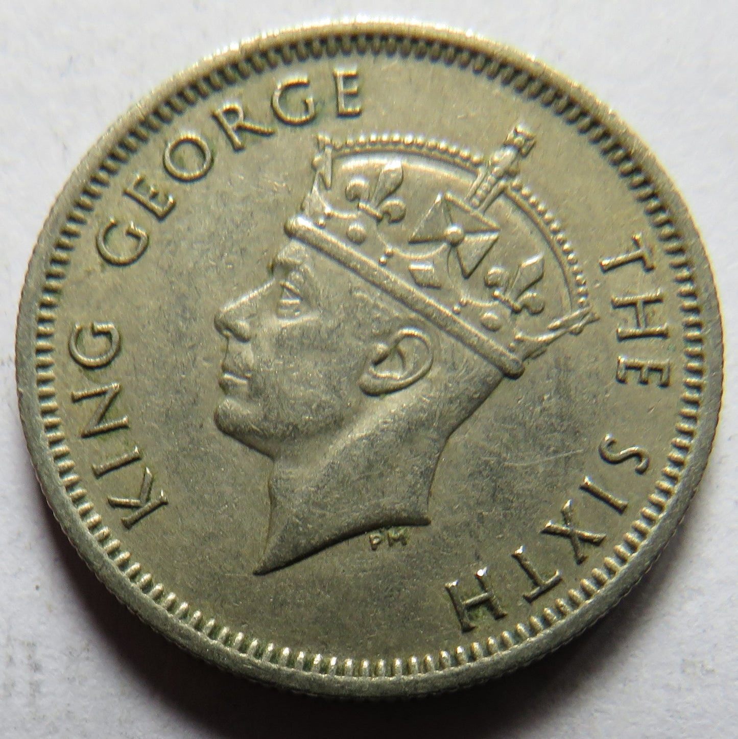 1950 King George VI Commissioners of Currency Malaya 10 Cents Coin
