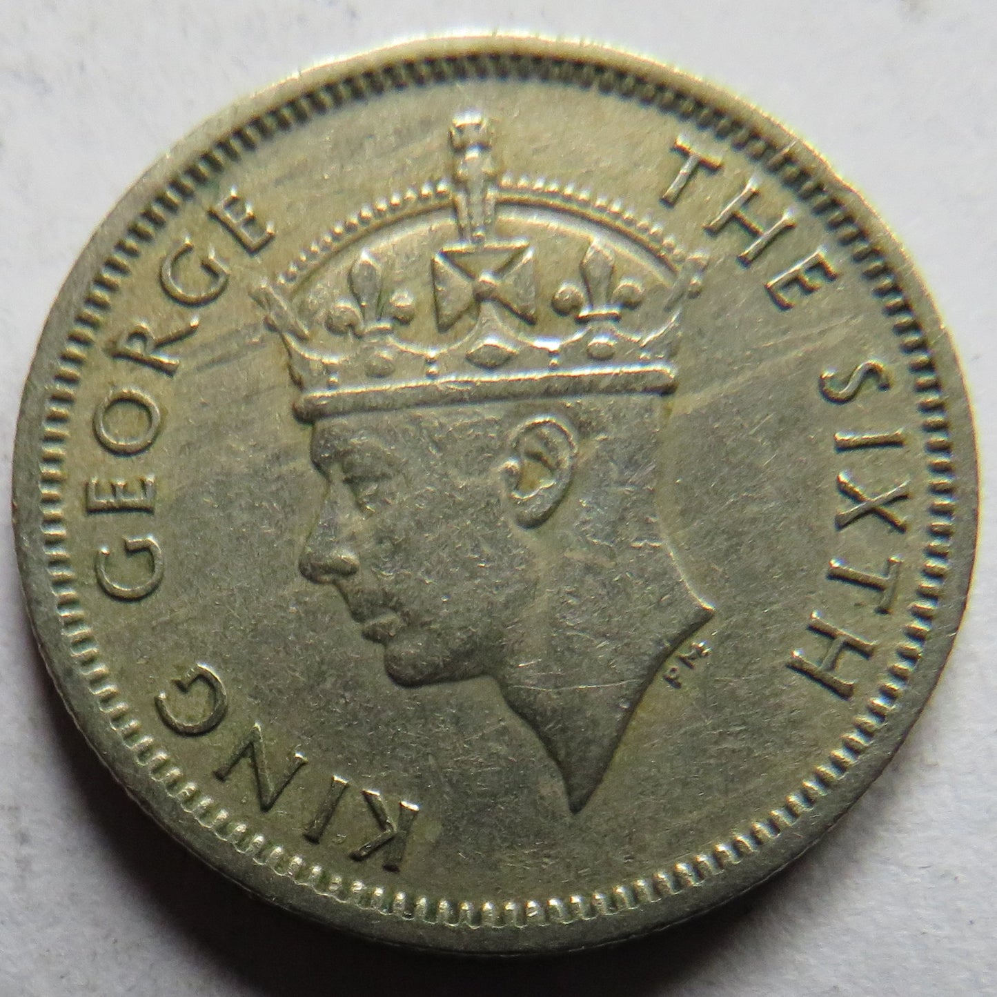 1949 King George VI Commissioners of Currency Malaya 10 Cents Coin