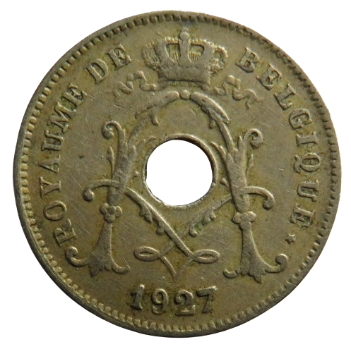 1927 Belgium 10 Centimes Coin