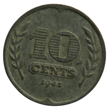 Load image into Gallery viewer, 1941 Netherlands 10 Cents Coin
