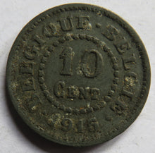 Load image into Gallery viewer, 1915 Belgium 10 Cents Coin
