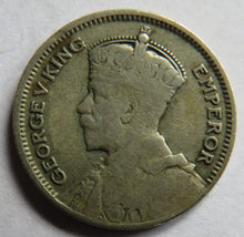 Load image into Gallery viewer, 1933 King George V New Zealand Silver Sixpence Coin
