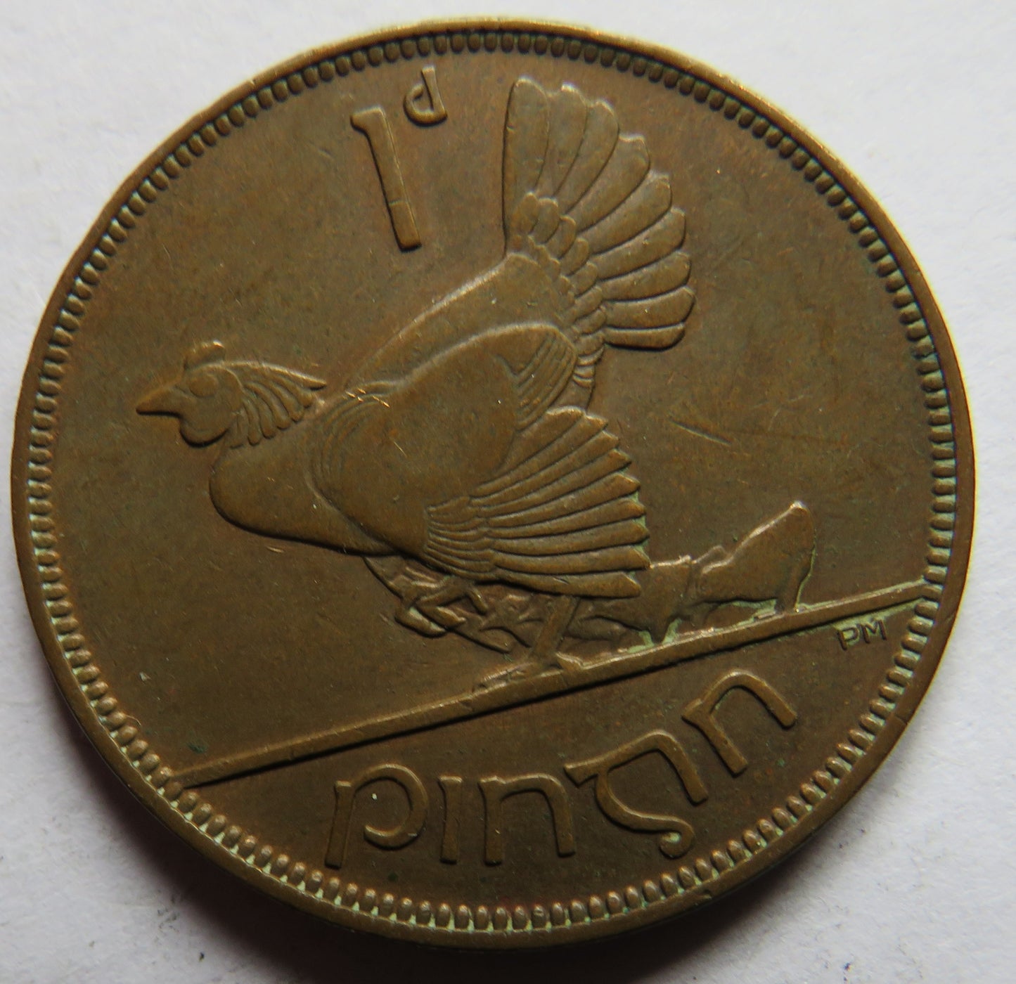 1928 Ireland Eire One Penny Coin