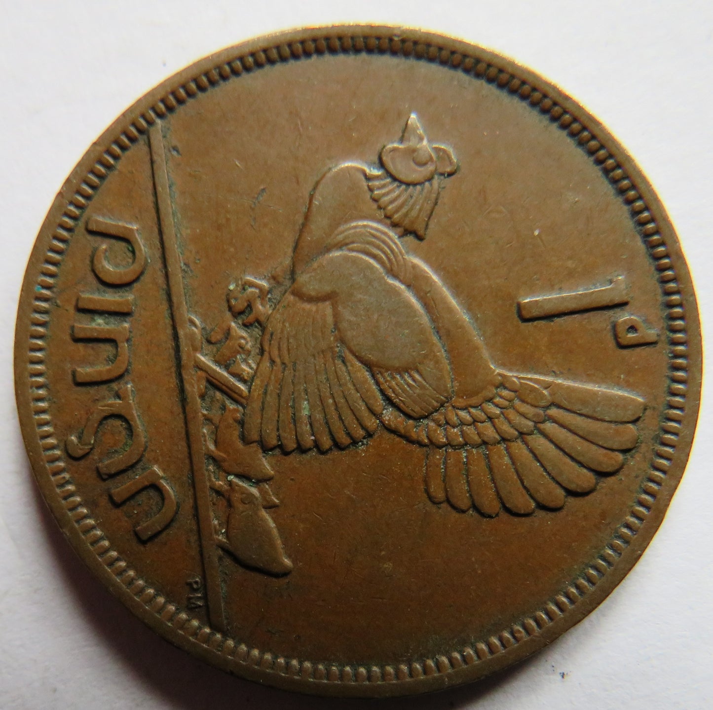 1948 Ireland Eire One Penny Coin